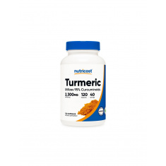 Кости и стави - Turmeric Куркума 766 mg + Черен пипер 5 mg, 120 капсули