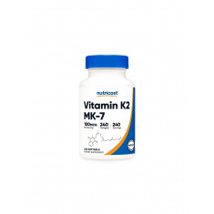 Кости и стави - Витамин К2 100 µg, 240 софтгел капсули Nutricost