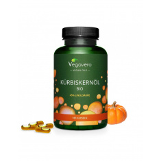 Кürbiskernöl Bio/ Масло от био тиквено семе, 180 капсули, 100% Vegan Vegavero