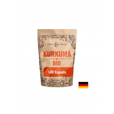 Куркума 720 mg + Черен пипер 40 mg – За храносмилане и имунитет, 300 капсули