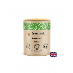 Power Health Куркума – За здрави стави и храносмилателен комфорт, 500 mg, 90 капсули