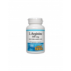 Natural Factors Л-Аргинин - L-Arginine 500 mg, 90 капсули Natural Factors