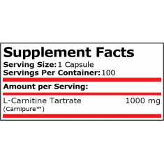 Pure Nutrition - L-Carnitine 1000 Мг - 100 Капсули