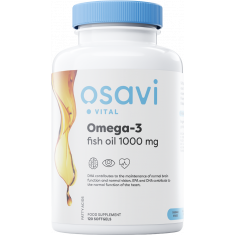 Omega 3 Fish Oil 1000 mg | Molecularly Distilled x 120 капсули