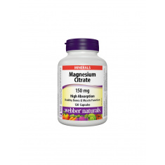 Magnesium Citrate High Absorption - Магнезий цитрат с висока абсорбация 150 mg, 120 капсули
