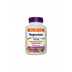 Magnesium - Магнезий (оксид, малат, глицерофосфат) 250 mg, 210 каплети