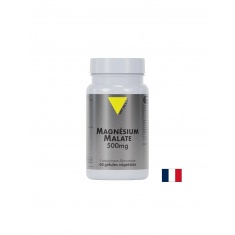 Магнезий (малат) 500 mg – Енергия, мускули и сърдечна функция, 60 капсули