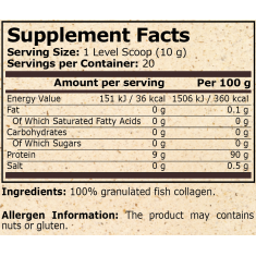 Pure Nutrition - Marine Collagen Unflavored - 200 G