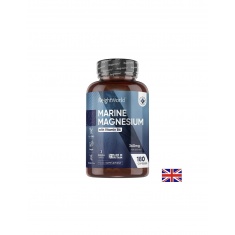 WeightWorld Морски магнезий 180 mg + Витамин B6 – Мускулна функция, 180 капсули
