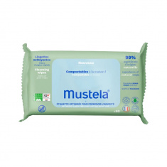 Mustela Мокри кърпи с вода 99% натурални съставки с парфюм х60 броя