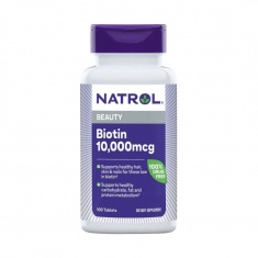 Natrol Biotin Maximum Strength 10,000mcg | 100 tabs