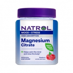Natrol Magnesium Citrate Gummies - Магнезий | 60 gummies