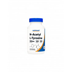 Нервна и мозъчна дейност - Н-Ацетил Л-Тирозин (N-Acetyl L- Tyrosine),120 капсули Nutricost