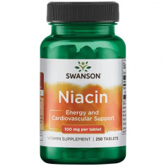 Swanson Ниацин (витамин Б-3) х250 таблетки SW043