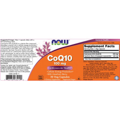 CoQ10 100 mg | with Hawthorn Berry