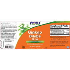 Ginkgo Biloba 60 mg