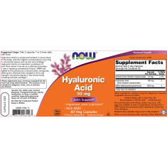 Hyaluronic Acid 50 mg | with MSM