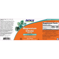 Magnesium Citrate 200 mg