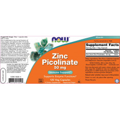 Now Zinc Picolinate 50 mg