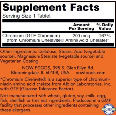 GTF Chromium 200 mcg