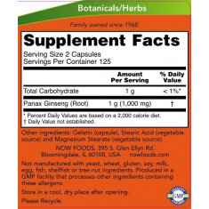 Panax Ginseng 500 mg