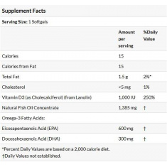 Ultra Omega 3-D with Vitamin D-3