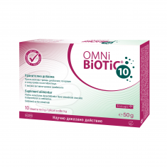 Омни Биотик 10 пробиотик 5 g саше х10 броя - Institut Allergosan