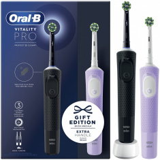 Oral-B Oral B Vitality PRO Black + Lilac Електрически четки за зъби