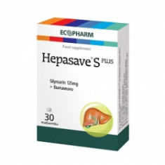 Ecopharm Хепасейв С Плюс за черния дроб и жлъчката х30 таблетки 