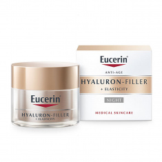 Eucerin Hyaluron-Filler + Elasticity Нощен крем за зряла кожа 50 ml