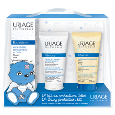 Uriage SOS комплект за новородени, бебета и деца - Bariederm CICA 40 ml + Xemose Creme 50 ml + Xemose гел-олио 40 ml