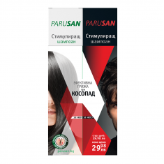 Parusan Комплект Стимулиращ шампоан за жени 200 ml + Стимулиращ шампоан за мъже 200 ml