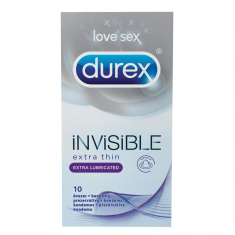 Durex Invisible Lubricated Презервативи 10бр.