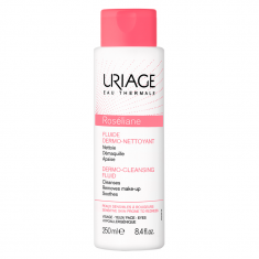 Uriage Roseliane Почистващ флуид за чувствителна кожа, склонна към зачервявания 250 ml