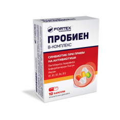 Fortex Пробиен Синбиотик + Б-Комплекс х10 капсули