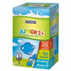 Nestle Junior 2+ Mлечна напитка 2 х 350гр.