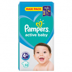 Pampers Active Baby пелени 5 Джуниър х51 броя