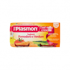 Plasmon 1156 Доматен паста сос със зеленчуци 10+м 2 бр. х80 ml