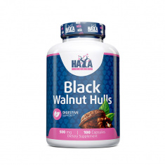 Haya Labs Черупки от черен орех 500 mg х100 капсули