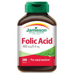 Jamieson Фолиева киселина 0,4 mg х200 таблетки