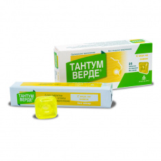 Тантум Верде с вкус на лимон 3 мг таблетки за смучене х20 таблетки