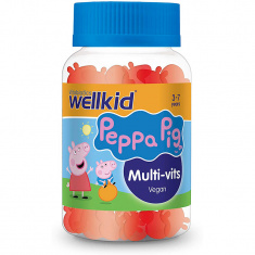 Wellkid Peppa Pig Мултивитамини за деца х30 меки желирани таблети
