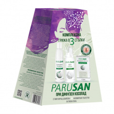 Parusan Комплексна грижа в 3 стъпки при дифузен косопад