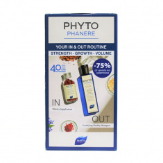 Phyto Phytophanere Комплект Укрепващ ревитализиращ шампоан + Хранителна добавка за жени при косопад