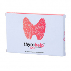  Тирохелп за нормална функция на щитовидната жлеза х30 капсули