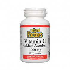 Витамин С (калциев аскорбат) 1000 mg х125 g пудра/ 250 дози