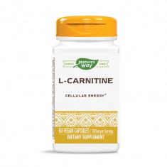 Nature's Way Л-Карнитин 500 mg х60 капсули