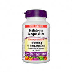 Мелатонин 10 mg + Магнезий 150 mg х60 таблетки