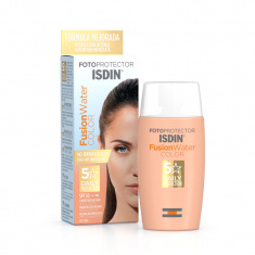 ISDIN Тониран слънцезащитен флуид за лице SPF50 ултра лека текстура 50 ml