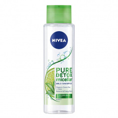 Nivea Pure Detox Мицеларен шампоан за стресирана коса и скалп 400 ml